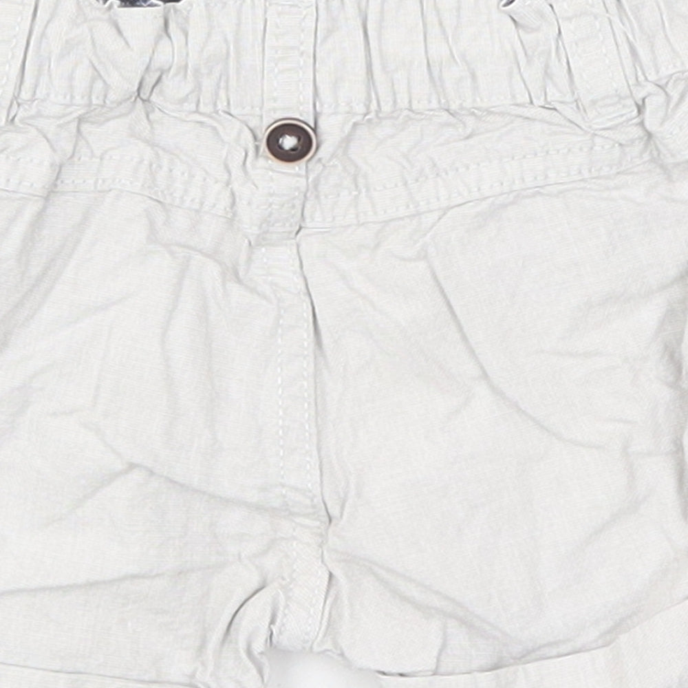 F&F Boys Grey Cropped Trousers Size 6-9 Months