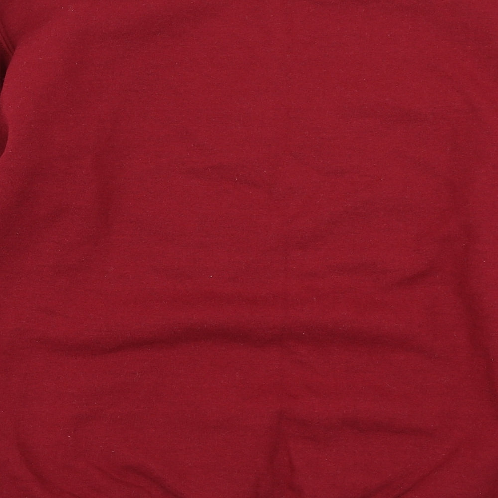 Gildan Womens Red Pullover Sweatshirt Size S - Christmas Sweater