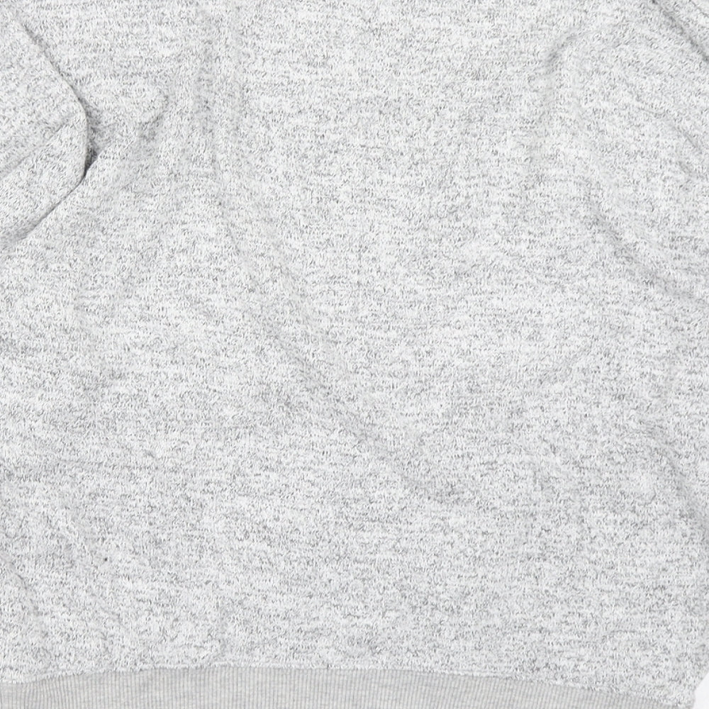 Topshop Womens Grey Pullover Sweatshirt Size 4