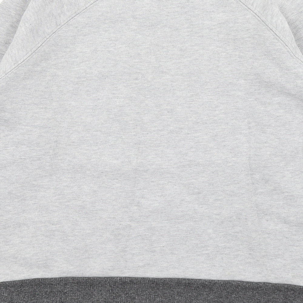 Baci & Abbracci Boys Grey Colourblock Pullover Sweatshirt Size S