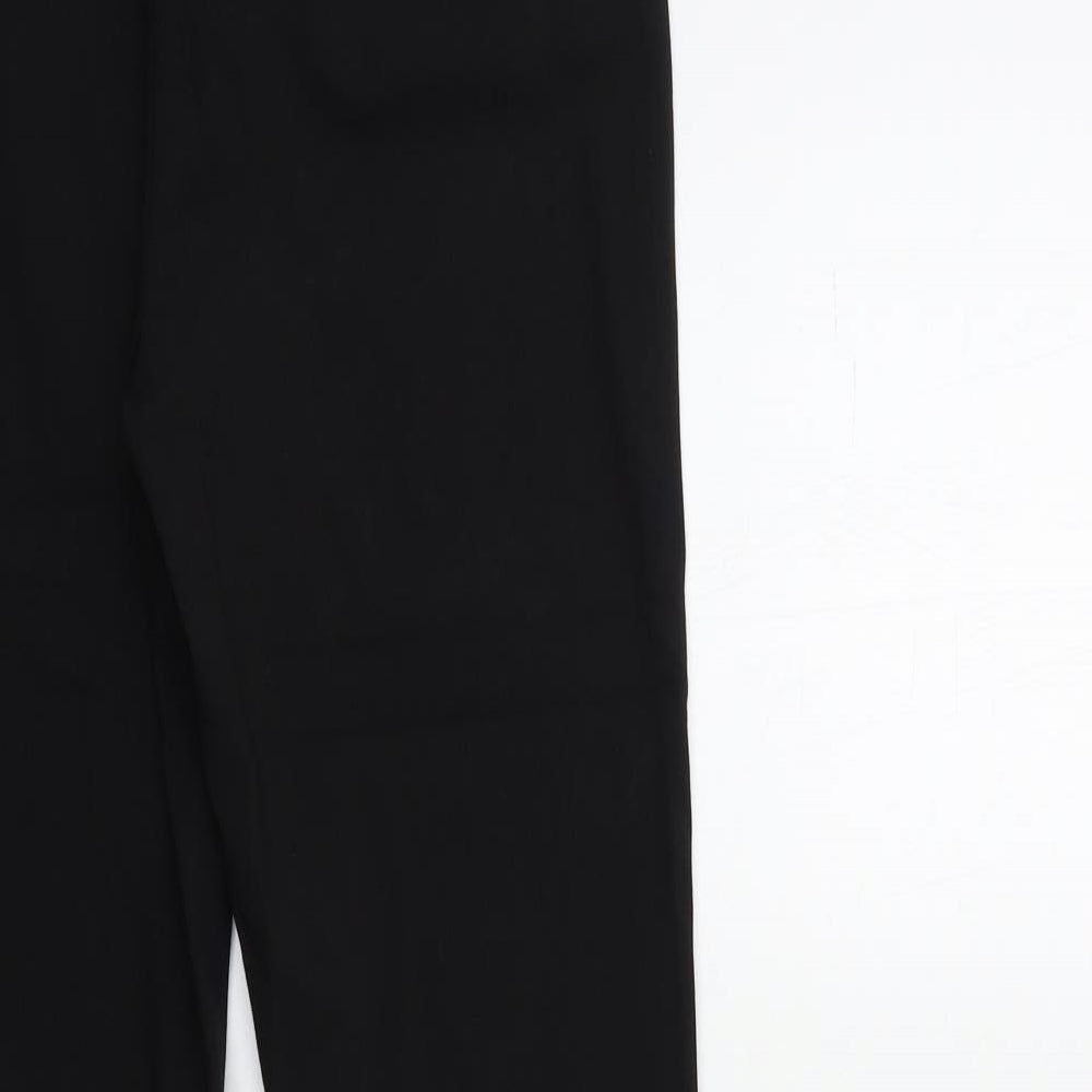 H&M Womens Black Trousers Size 8 L28 in