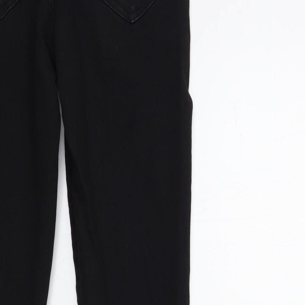 Denim & Co. Womens Black Denim Skinny Jeans Size 10 L30 in
