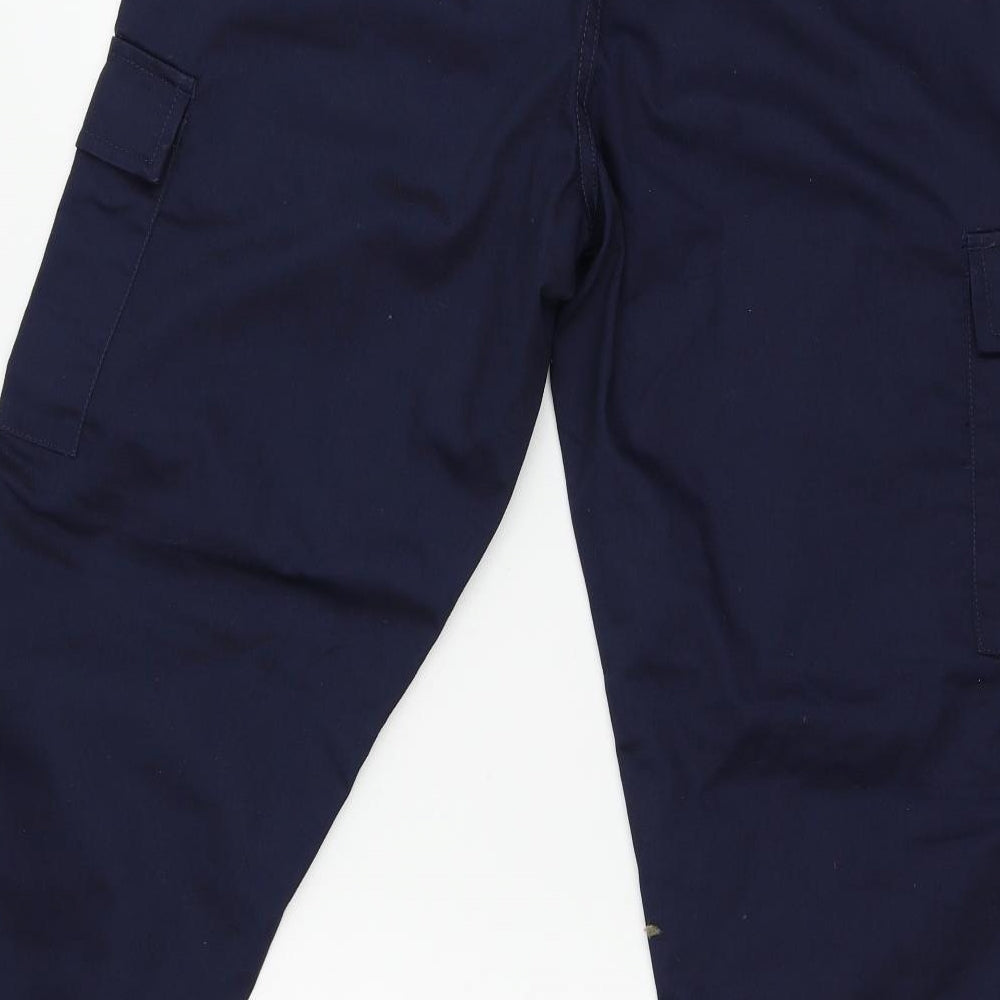 Uneek Womens Blue Jersey Trousers Size 12 L29 in