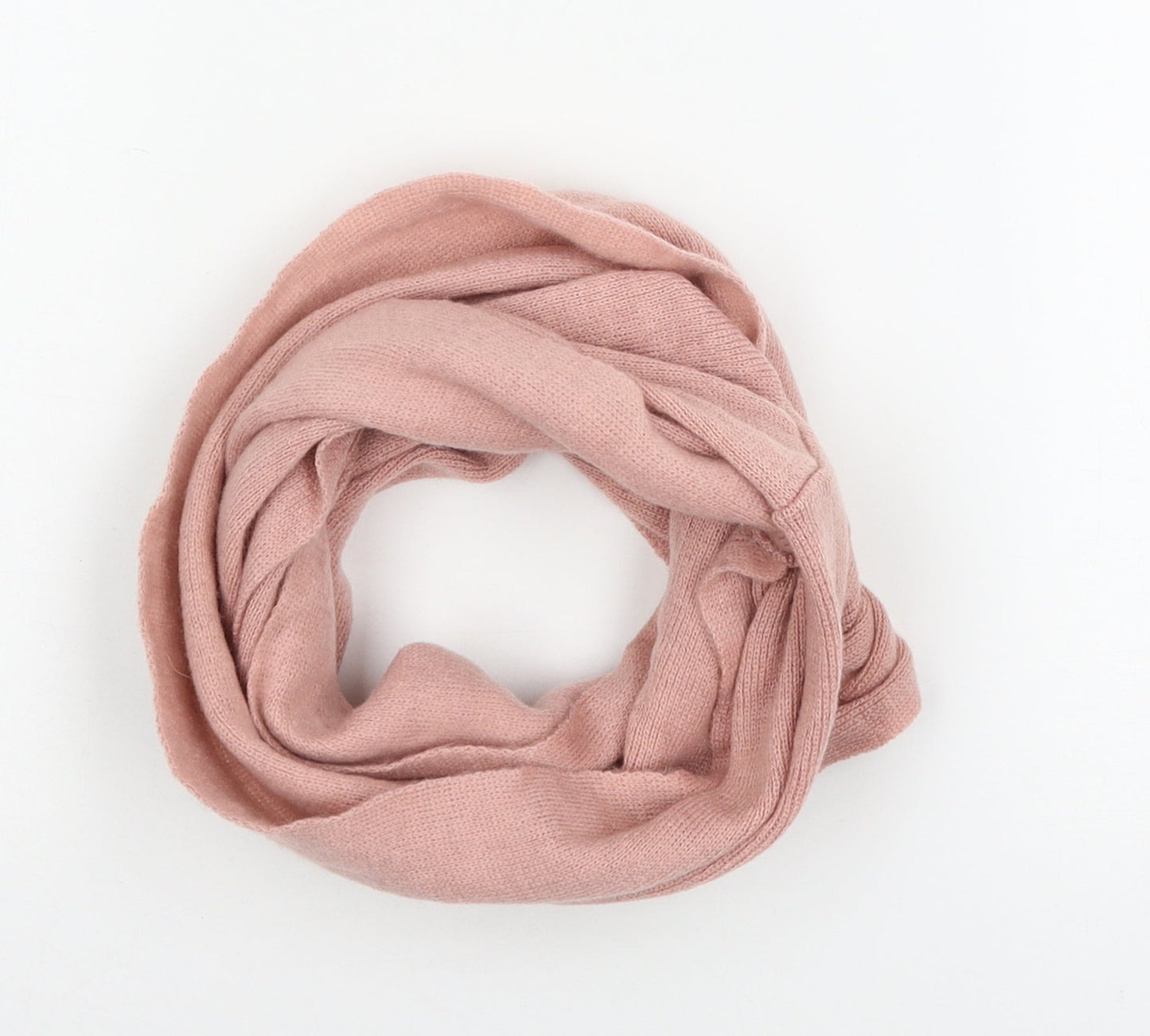 Preworn Womens Pink Knit Scarf