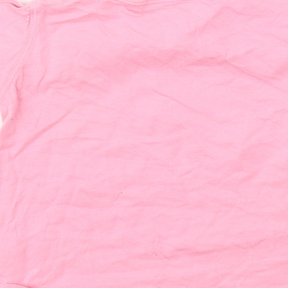 NEXT Girls Pink Basic T-Shirt Size 12-18 Months