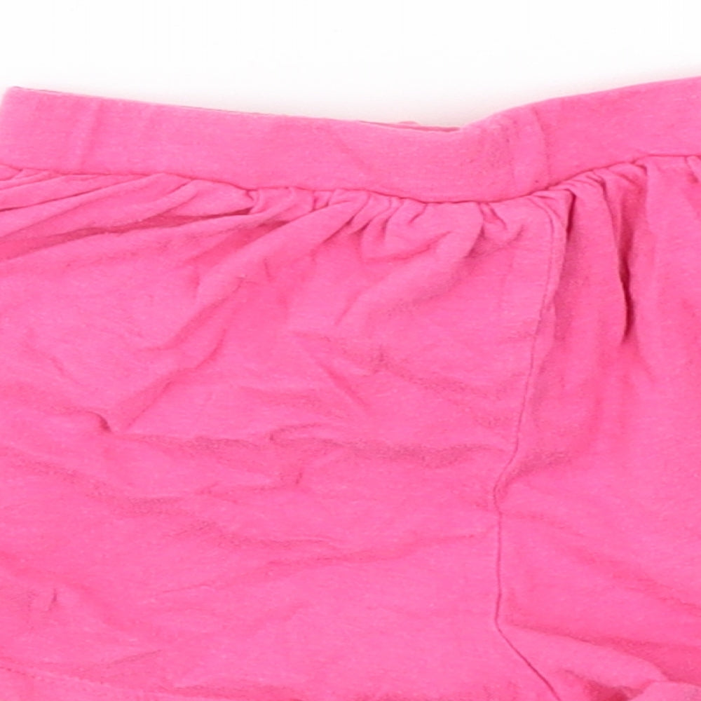 Matalan Girls Pink Cut-Off Shorts Size 4 Years