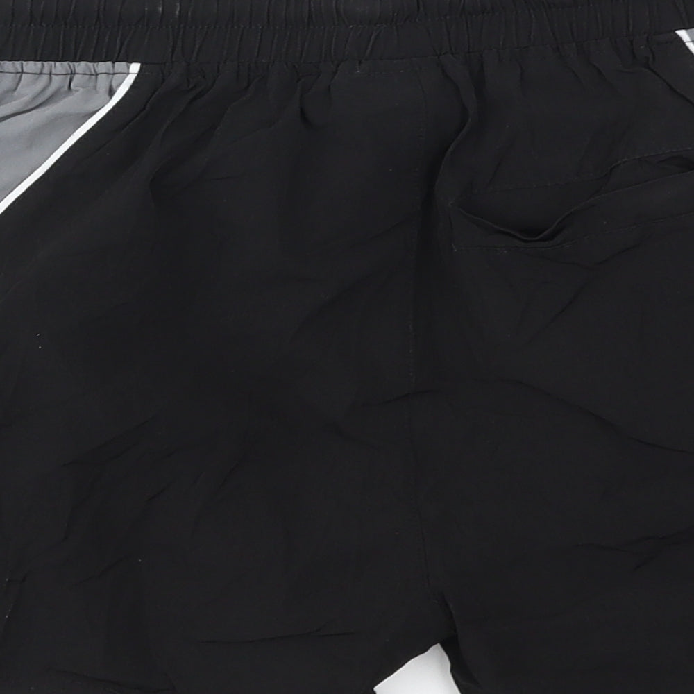 BK Boys Black Sweat Shorts Size S