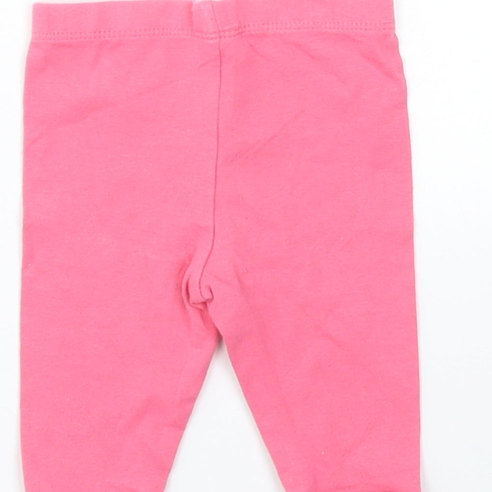 Primark Girls Pink Capri Leggings Size 3-6 Months