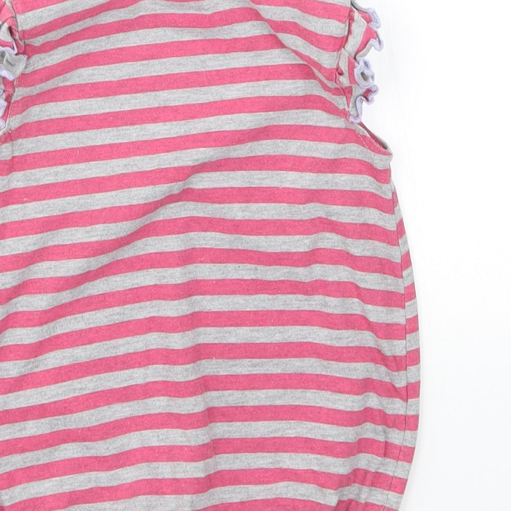 Majestic Girls Multicoloured Striped Babygrow One-Piece Size 18 Months