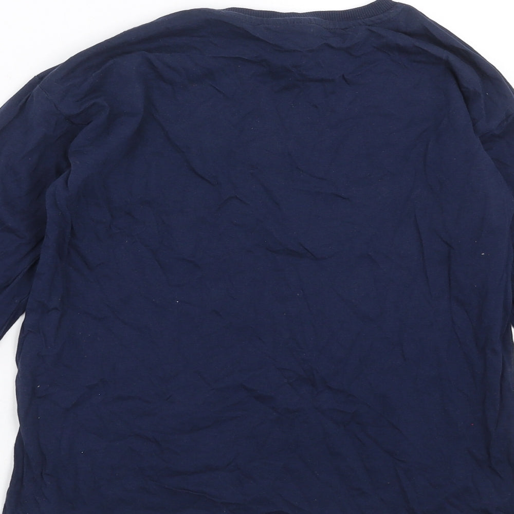 George Girls Blue Basic T-Shirt Size 10-11 Years - #tiana