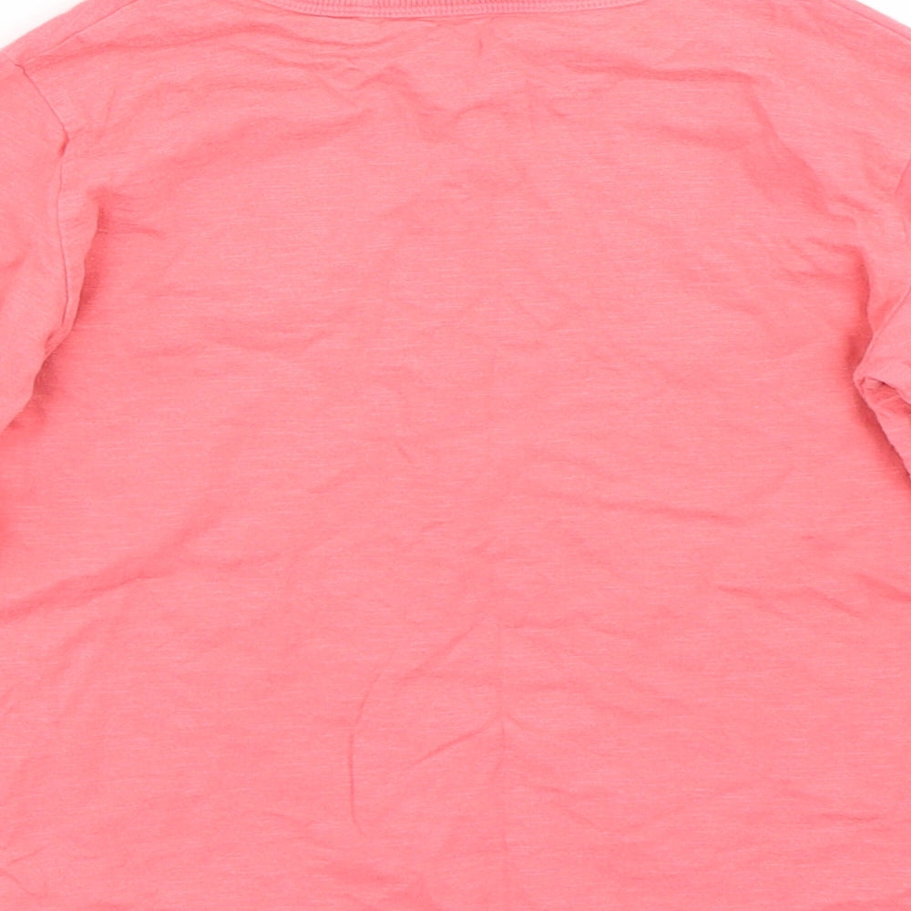 NEXT Girls Red Basic T-Shirt Size 5-6 Years