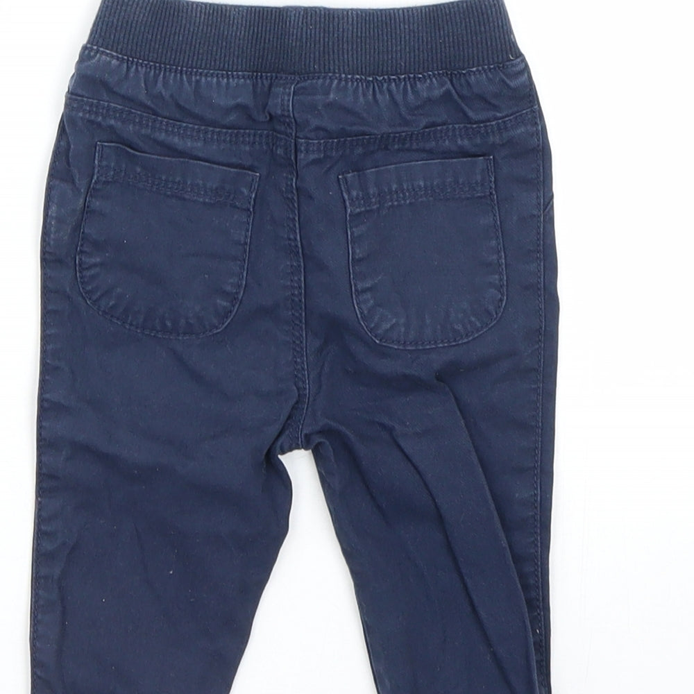 Matalan Boys Blue Cargo Trousers Size 3-6 Months