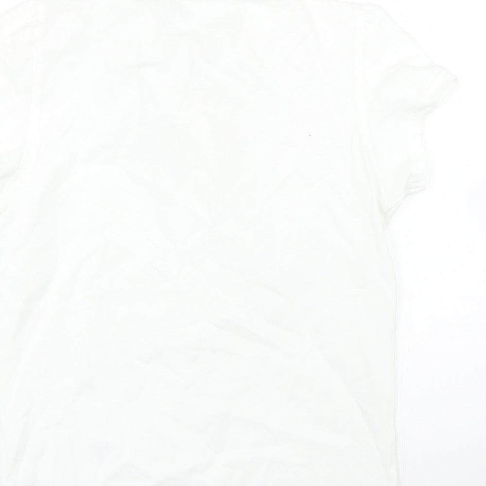 George Girls White Basic Polo Size 10-11 Years - PE kit