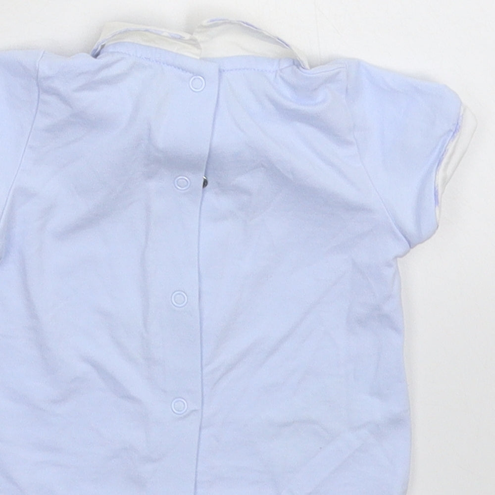 Mayoral Boys Blue Basic T-Shirt Size 0-3 Months