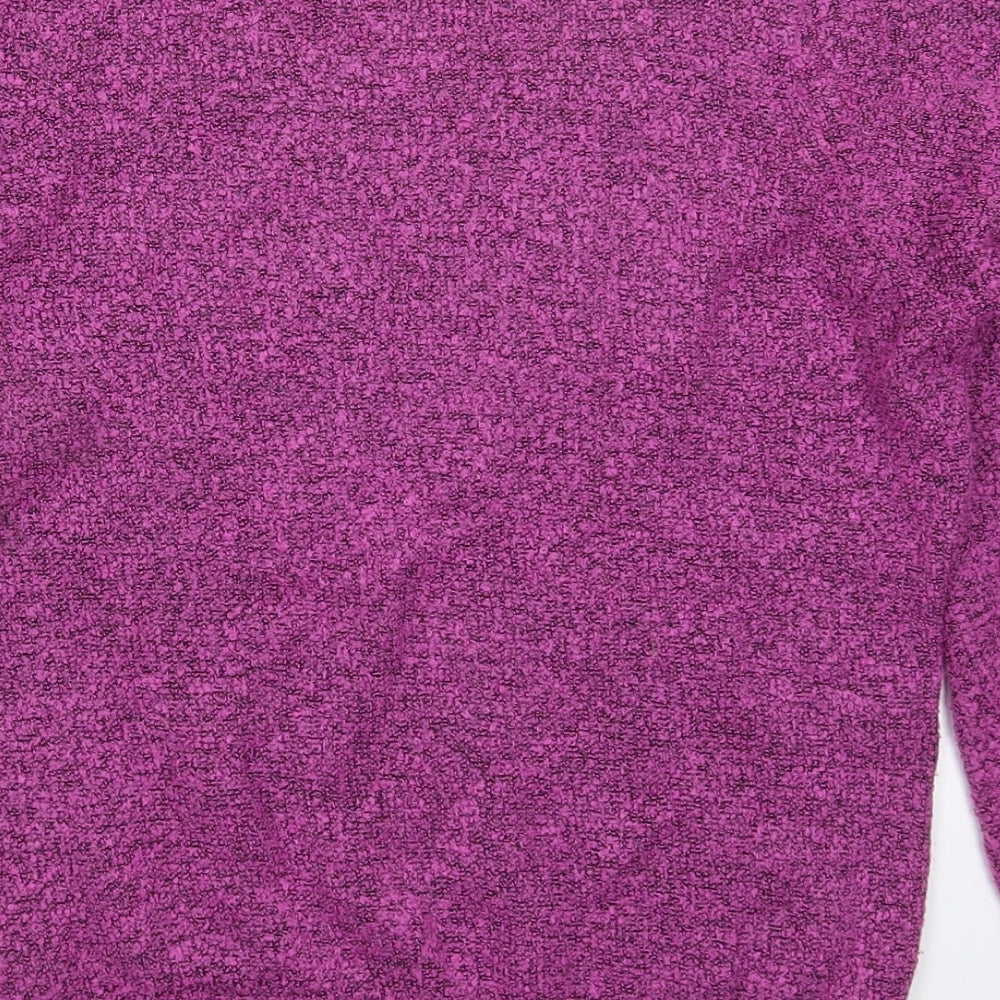 BM Womens Pink Knit Pullover Jumper Size M