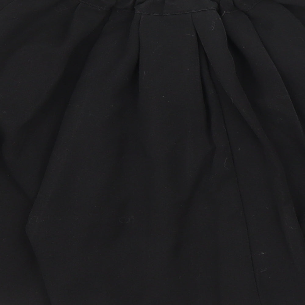 George Girls Black Pleated Skirt Size 9 Years