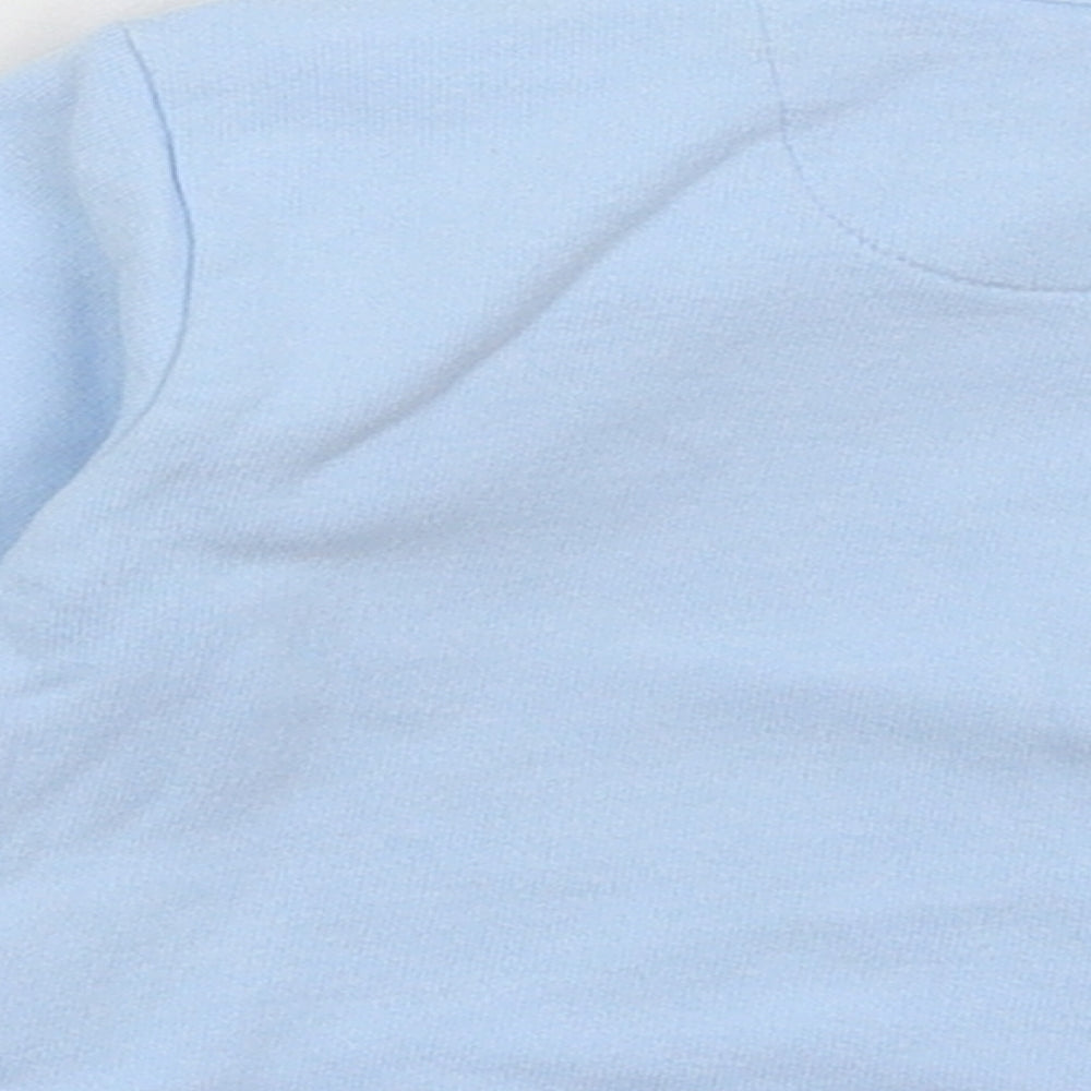 Marks & Spencer Baby Blue Basic T-Shirt Size 3-6 Months - Puppy