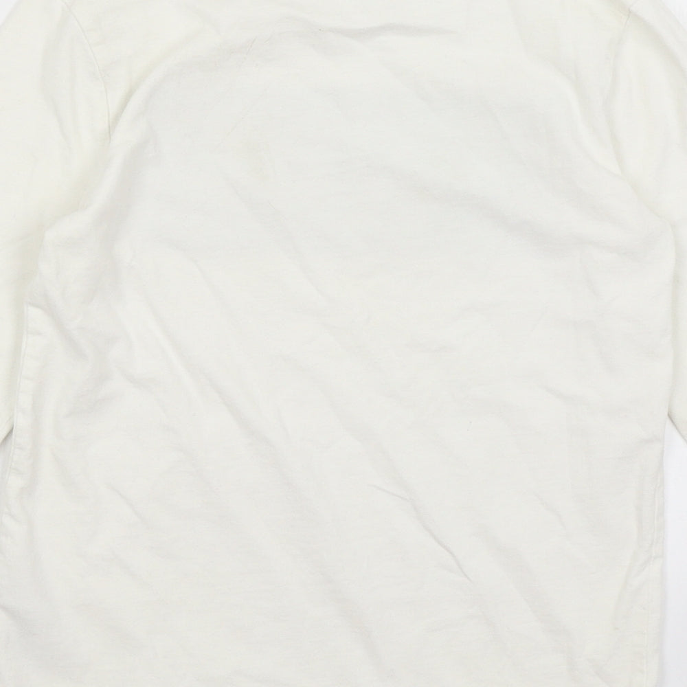 Nutmeg Girls White Basic T-Shirt Size 8-9 Years