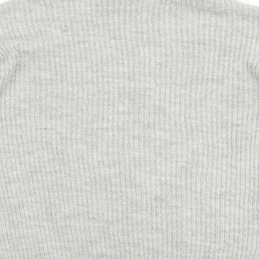 New Look Womens Grey Pullover Jumper Size S