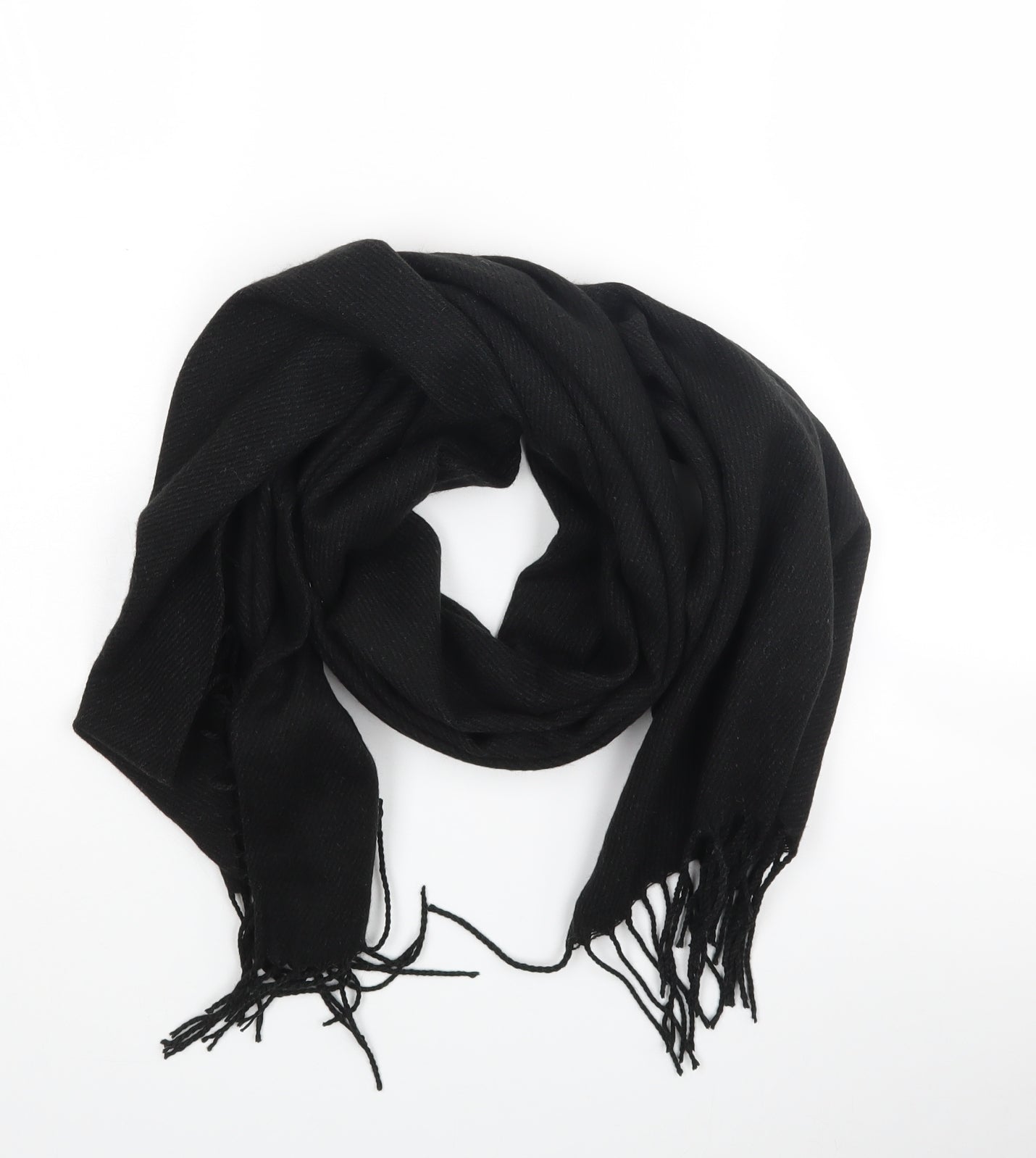 Preworn Womens Black Scarf