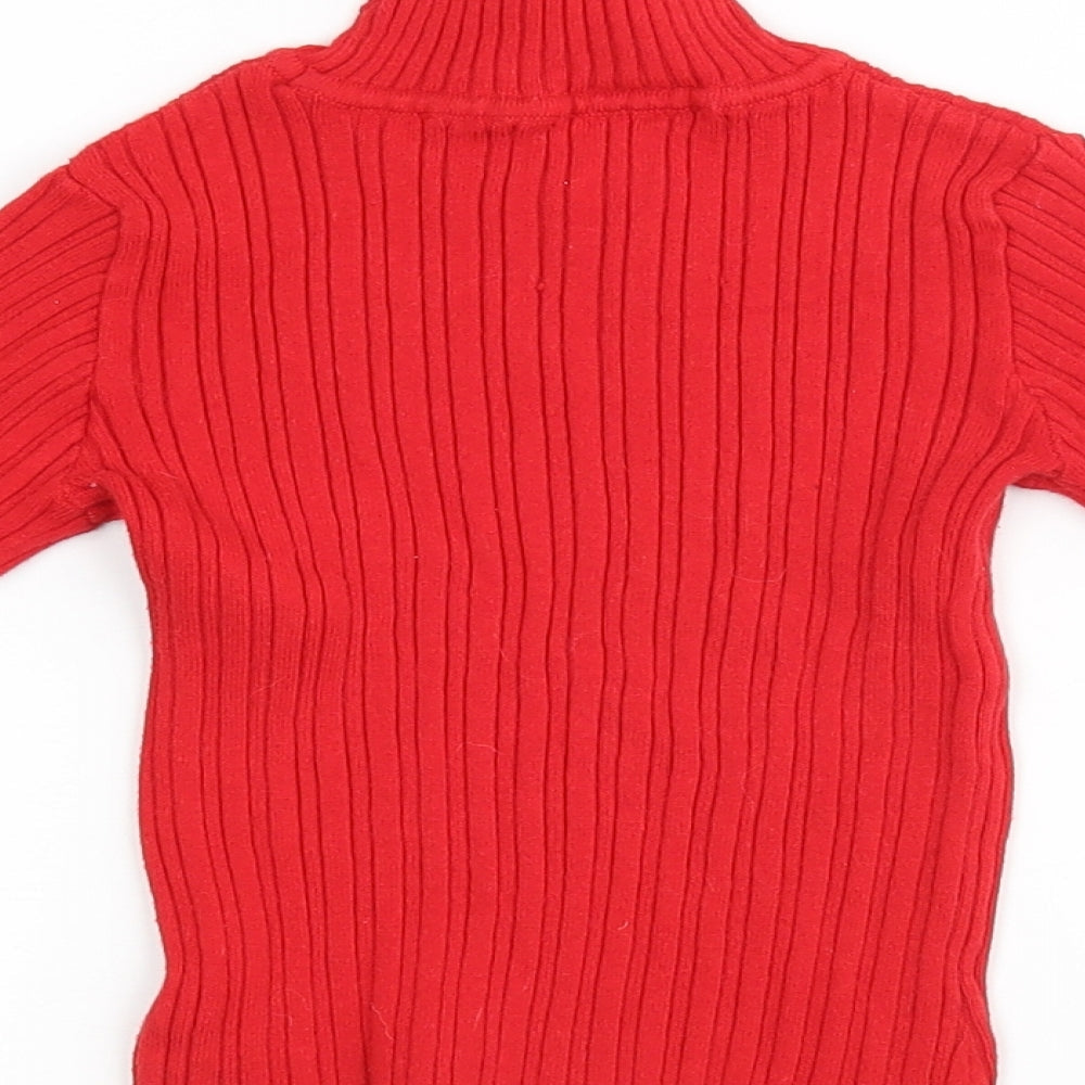 Nutmeg Girls Purple Pullover Jumper Size 5-6 Years