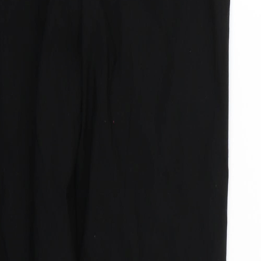 George Girls Black Cropped Trousers Size 13 Years