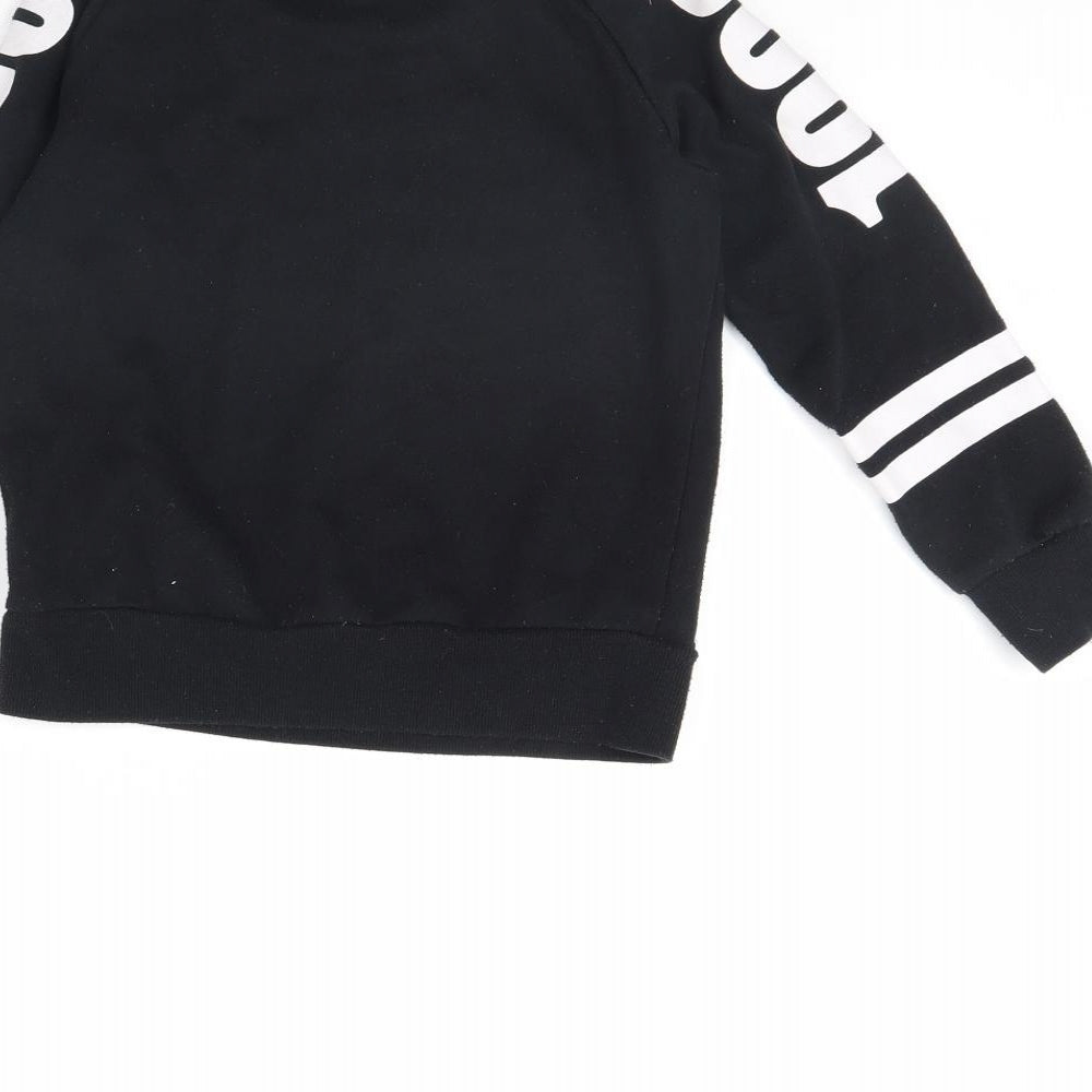 Young Dimension Girls Black Pullover Jumper Size 7 Years