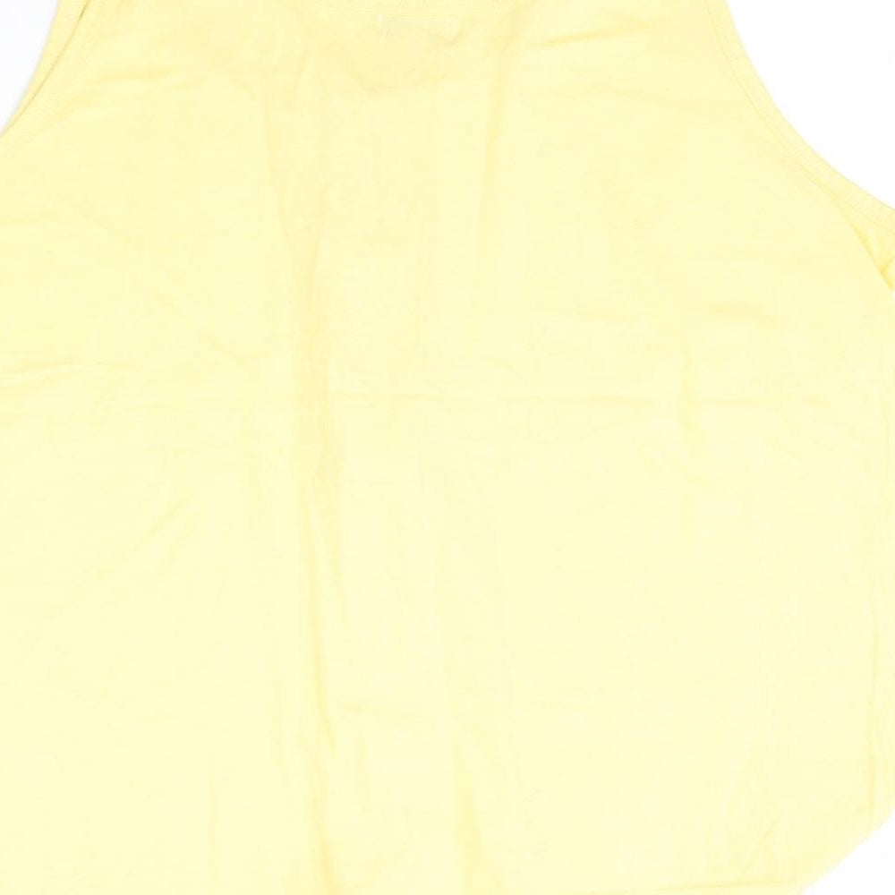 Nature Republic Womens Yellow Basic Tank Size L