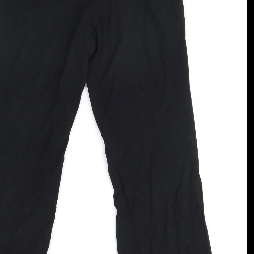 m&s Womens Black Dress Pants Trousers Size 12 L30 in