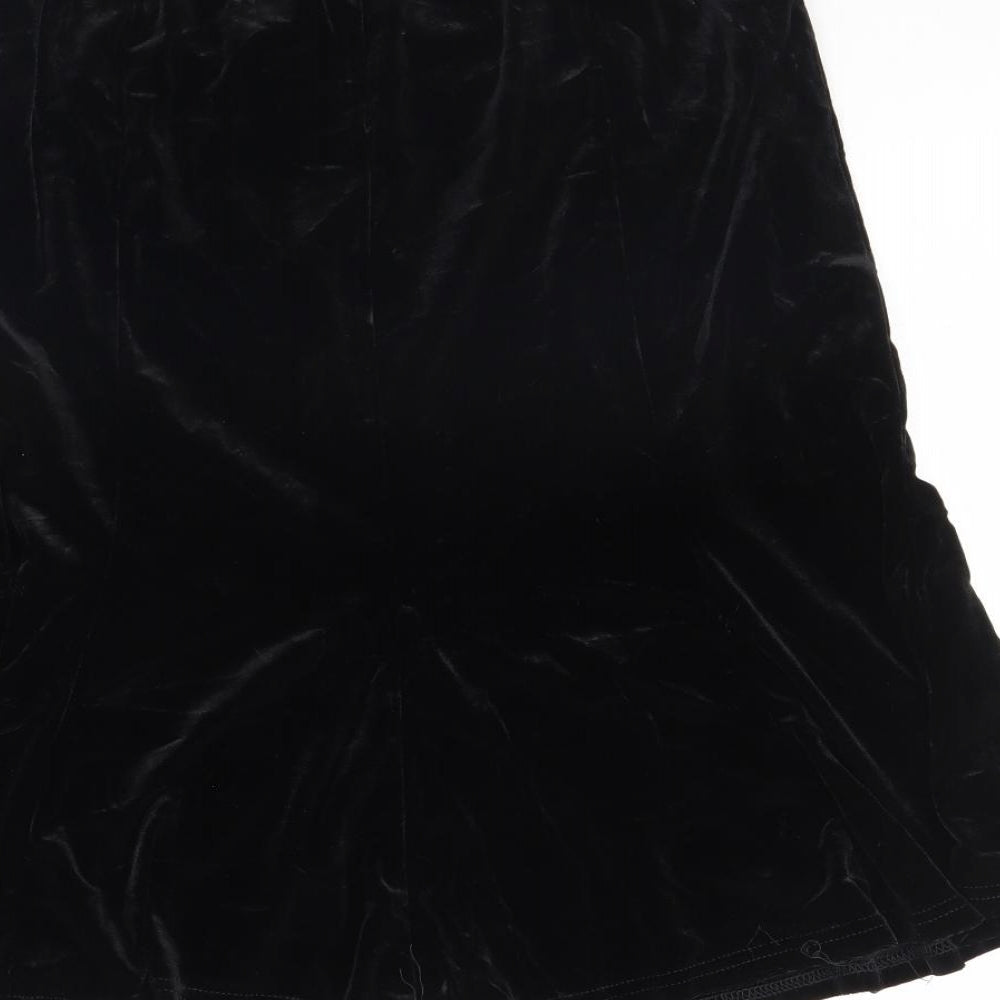 Soul Womens Black Flare Skirt Size 12