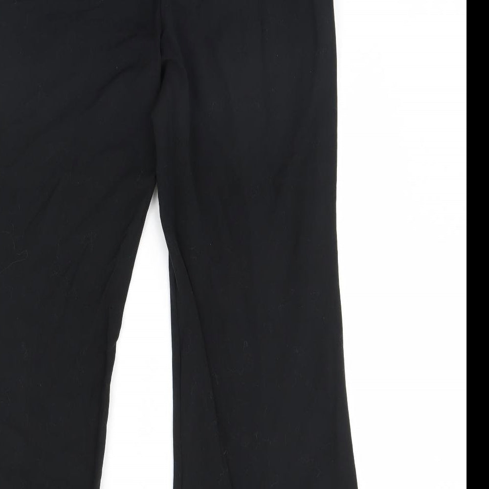 Marks & Spencer Womens Black Trousers Size 12 L30 in