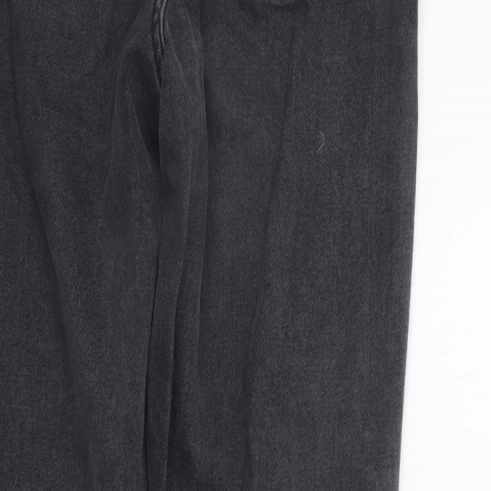 Primark Womens Grey Straight Jeans Size 8 L29 in