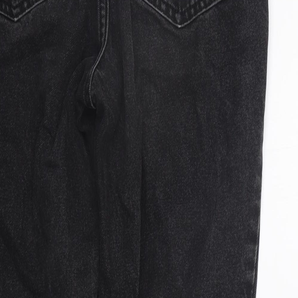 Berksha Womens Black Straight Jeans Size 8 L29 in
