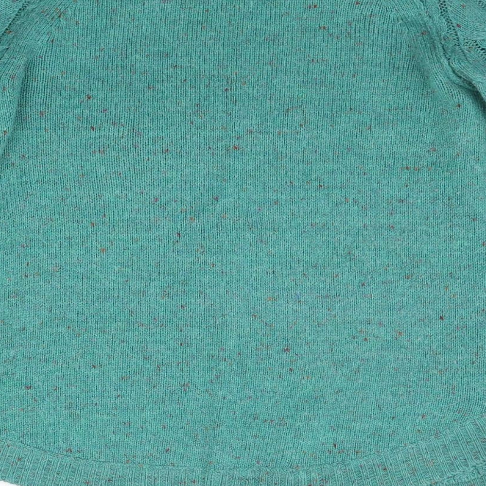 Bonmarché Womens Green Pullover Jumper Size XS