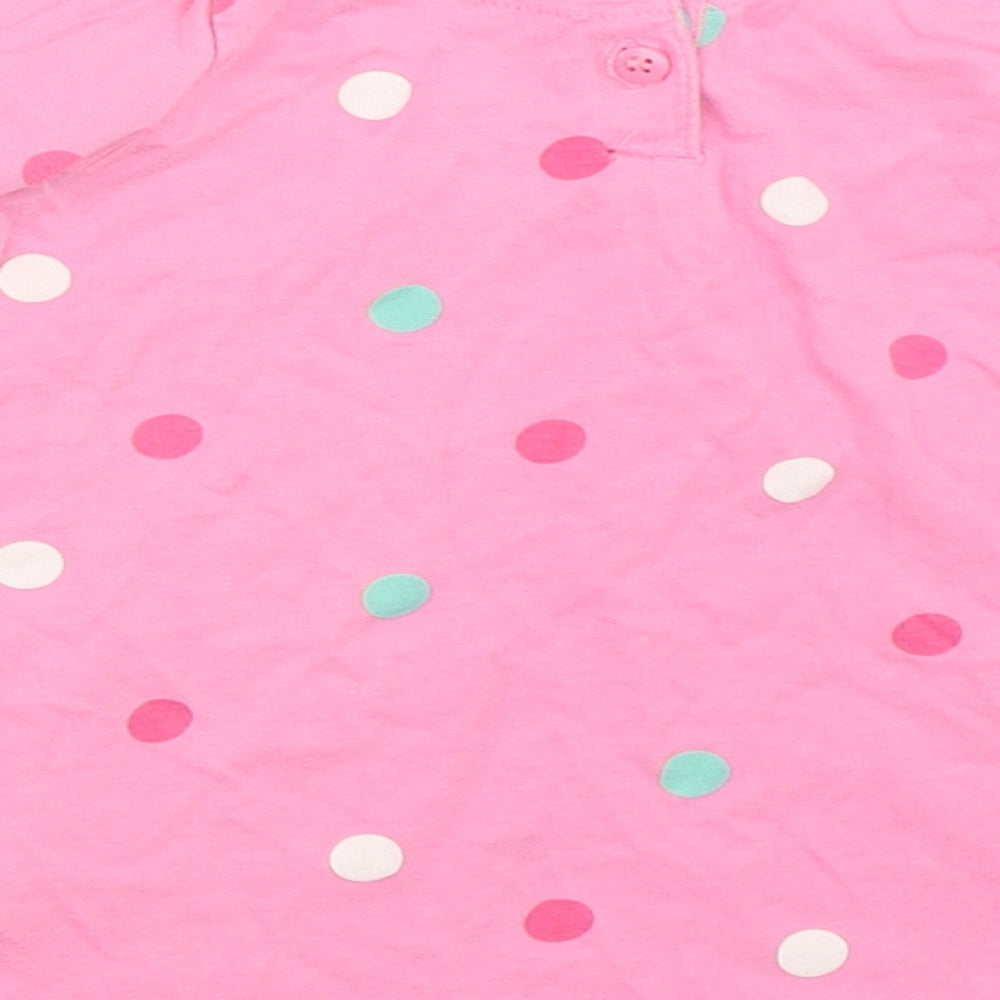 Mothercare Girls Pink Polka Dot Fit & Flare Size 6-9 Months