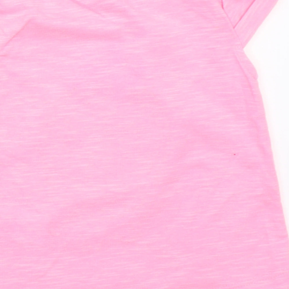 F&F Girls Pink Basic T-Shirt Size 0-3 Months