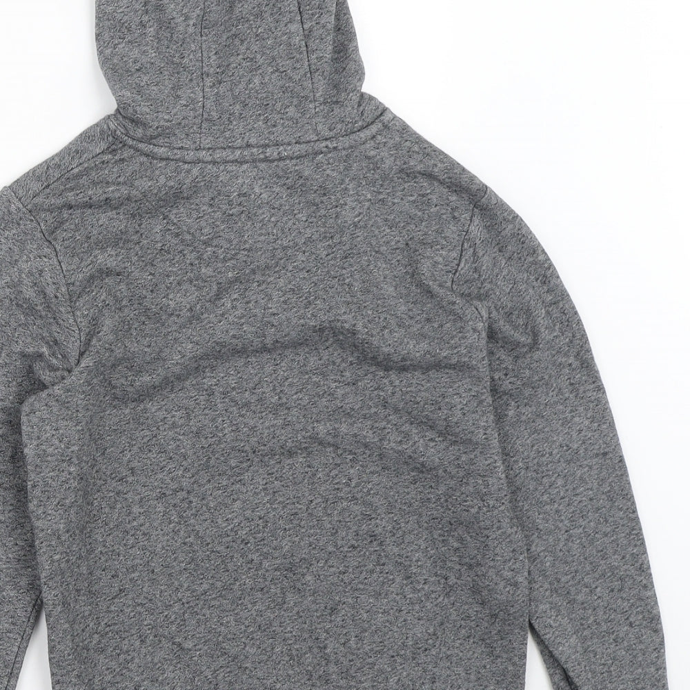 Marks & Spencer Boys Grey Pullover Hoodie Size 8-9 Years