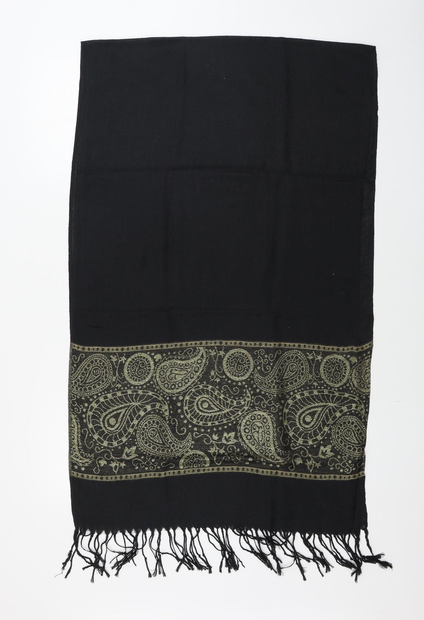 Preworn Womens Black Shawl/Wrap