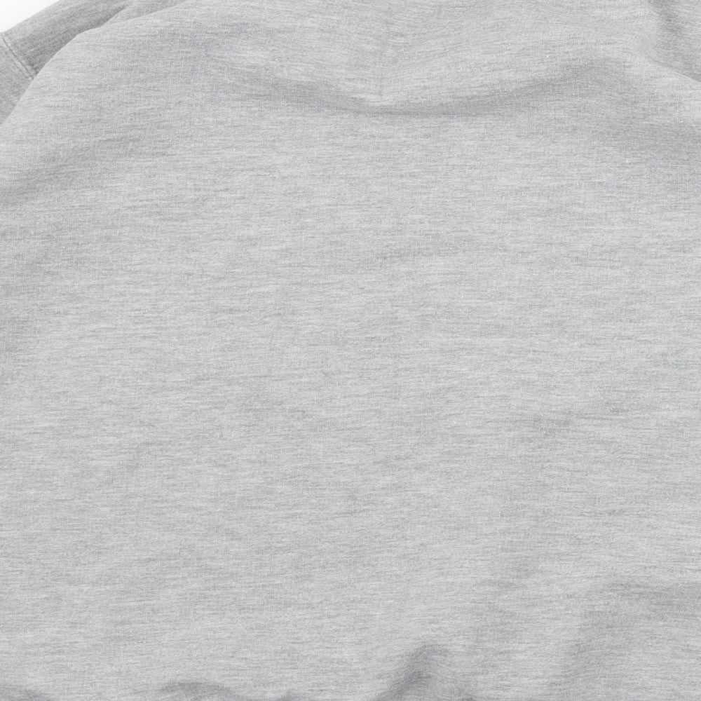B&C collection Mens Grey Pullover Jumper Size M