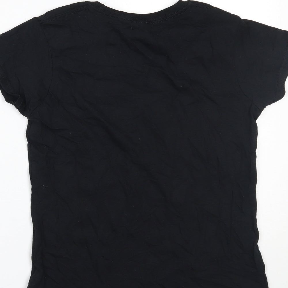 Gildan Womens Black Basic T-Shirt Size S - Riverdale