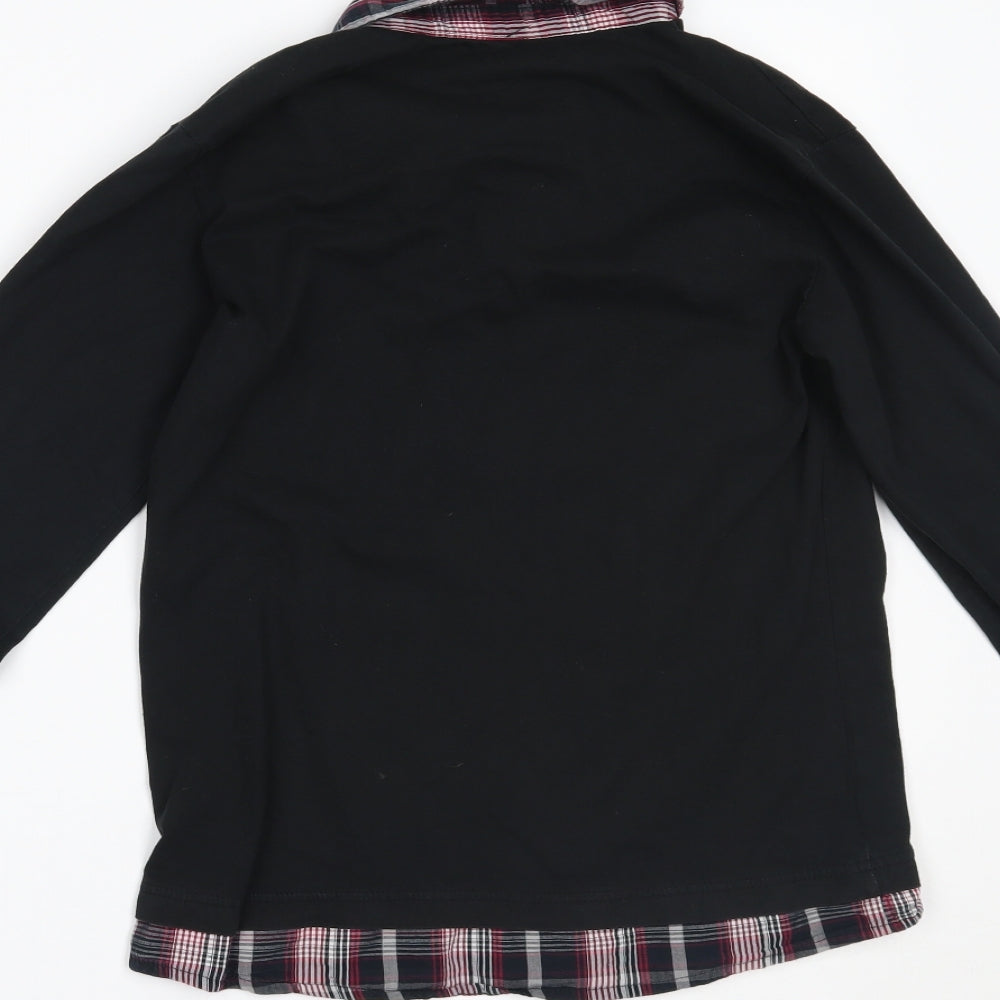 Matalan Boys Black Basic Casual Size 10-11 Years