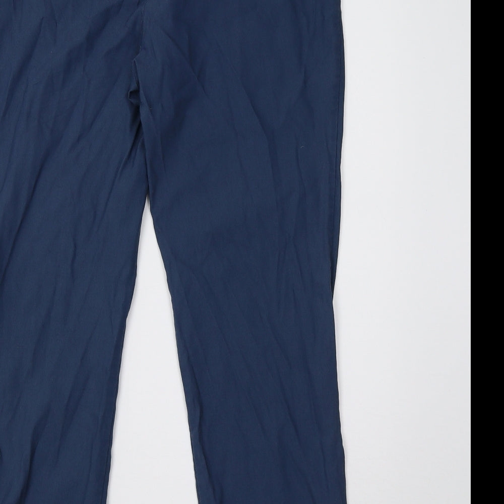 canda Womens Blue Trousers Size 14 L28 in