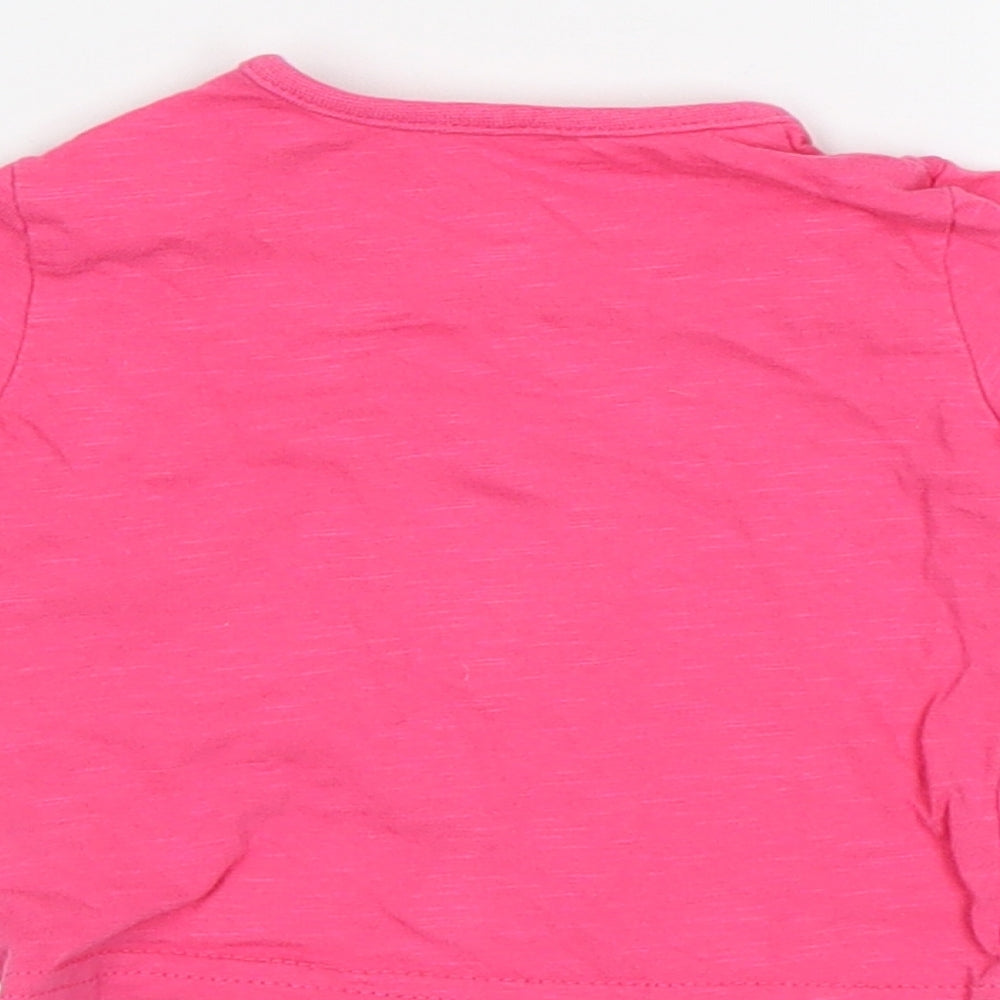 Next Baby Pink Basic T-Shirt Size 0-3 Months