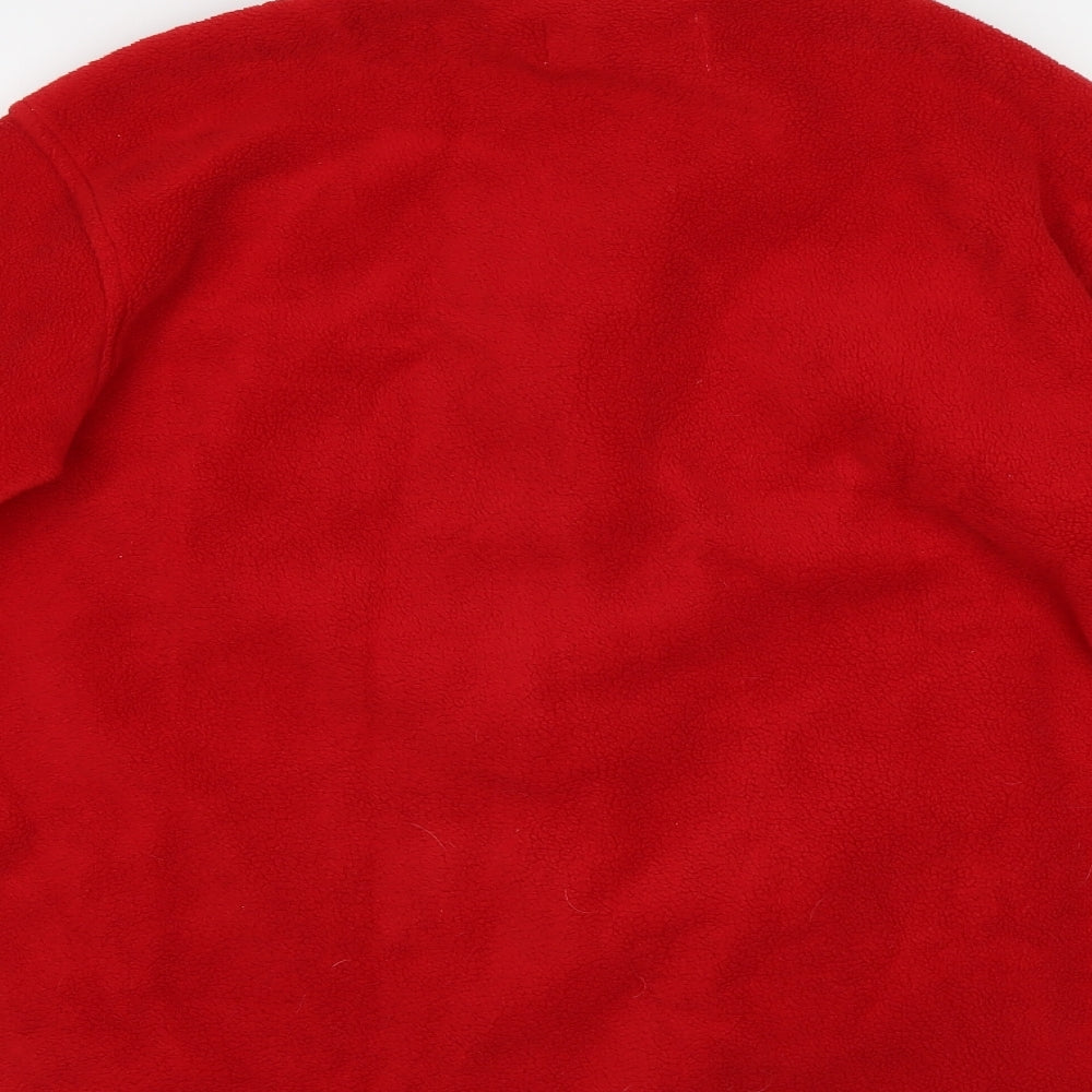 Anna Morelle Womens Red Pullover Sweatshirt Size 12