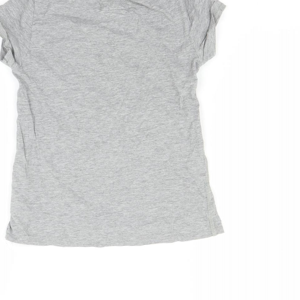 H&M Girls Grey Basic T-Shirt Size 9-10 Years - Heritage state