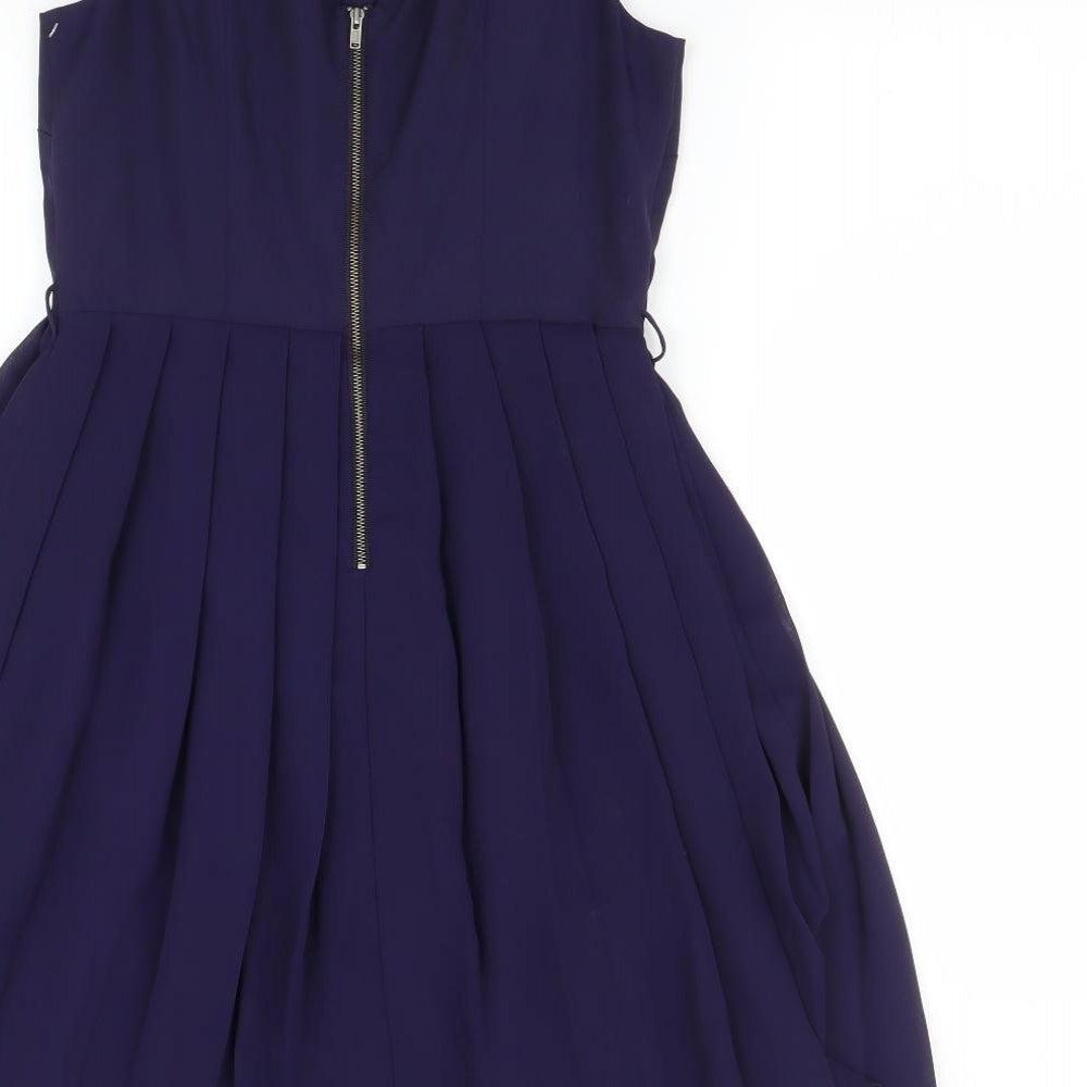 NEXT Womens Purple Fit & Flare Size 8