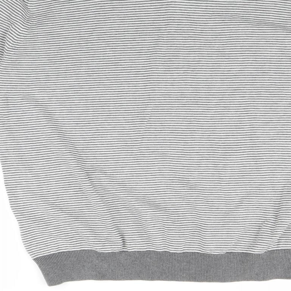 Burton Mens Multicoloured Striped Pullover Jumper Size XL