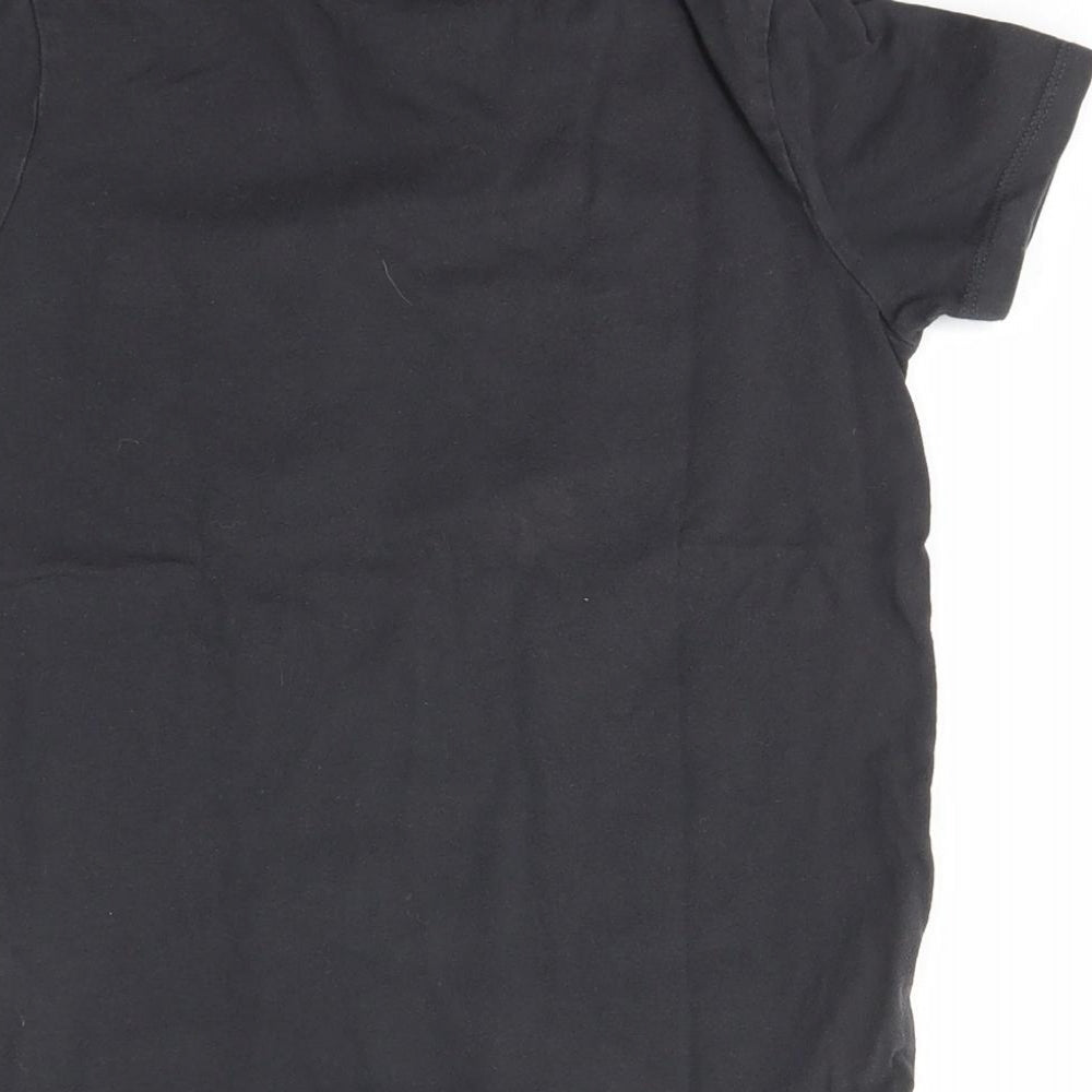 M&S Boys Grey Basic T-Shirt Size 7-8 Years