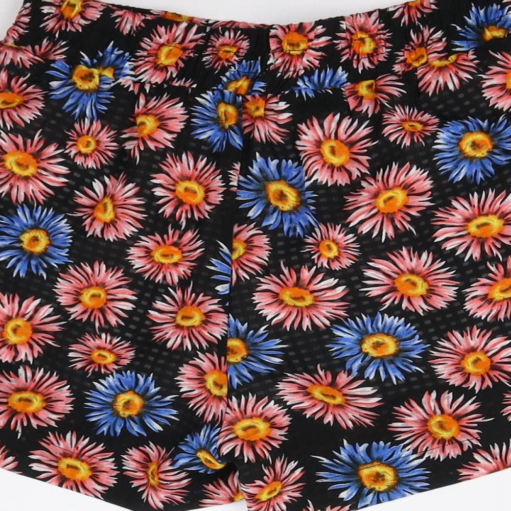Hearts & Bows Womens Multicoloured Floral Sweat Shorts Size 8