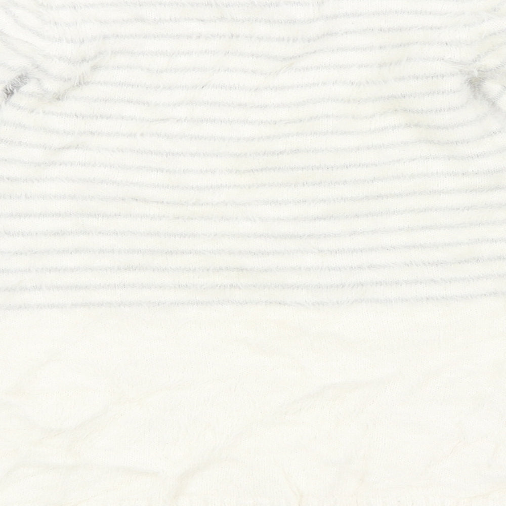Primark Baby White Striped Pullover Jumper Size 12-18 Months